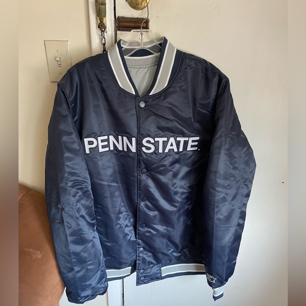 Penn State Nittany Lions Starter men’s NCAA Reversible satin jacket XL